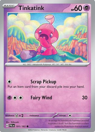 Tinkatink (101) Reverse Holofoil - Paldea Evolved