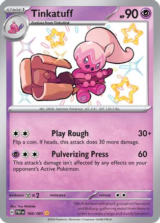 Tinkatuff (166) Holofoil - Paldean Fates