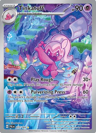 Tinkatuff (217) Holofoil - Paldea Evolved