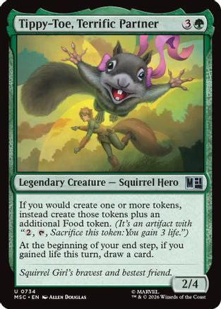 Tippy-Toe, Terrific Partner (734) Foil - Commander: Marvel Super Heroes