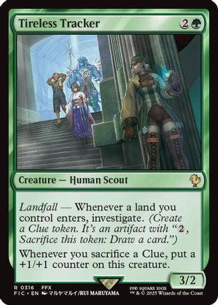 Tireless Tracker (316) Surge Foil - Commander: FINAL FANTASY