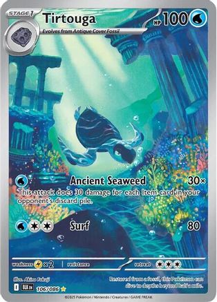 Tirtouga (106) Holofoil - Black Bolt