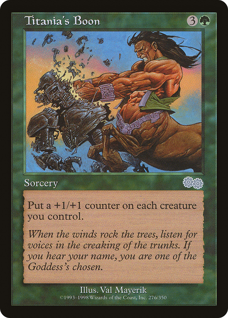 Titania's Boon (276) - Urza's Saga