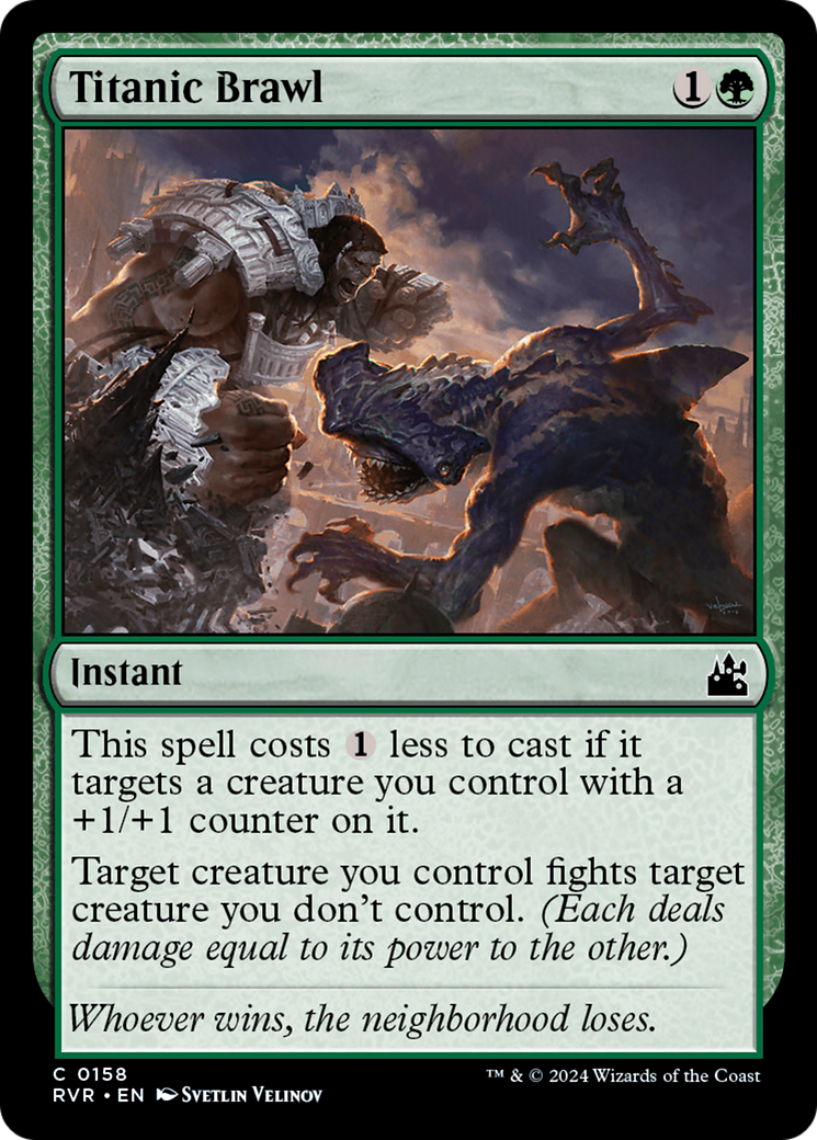 Titanic Brawl (158) - Ravnica Remastered
