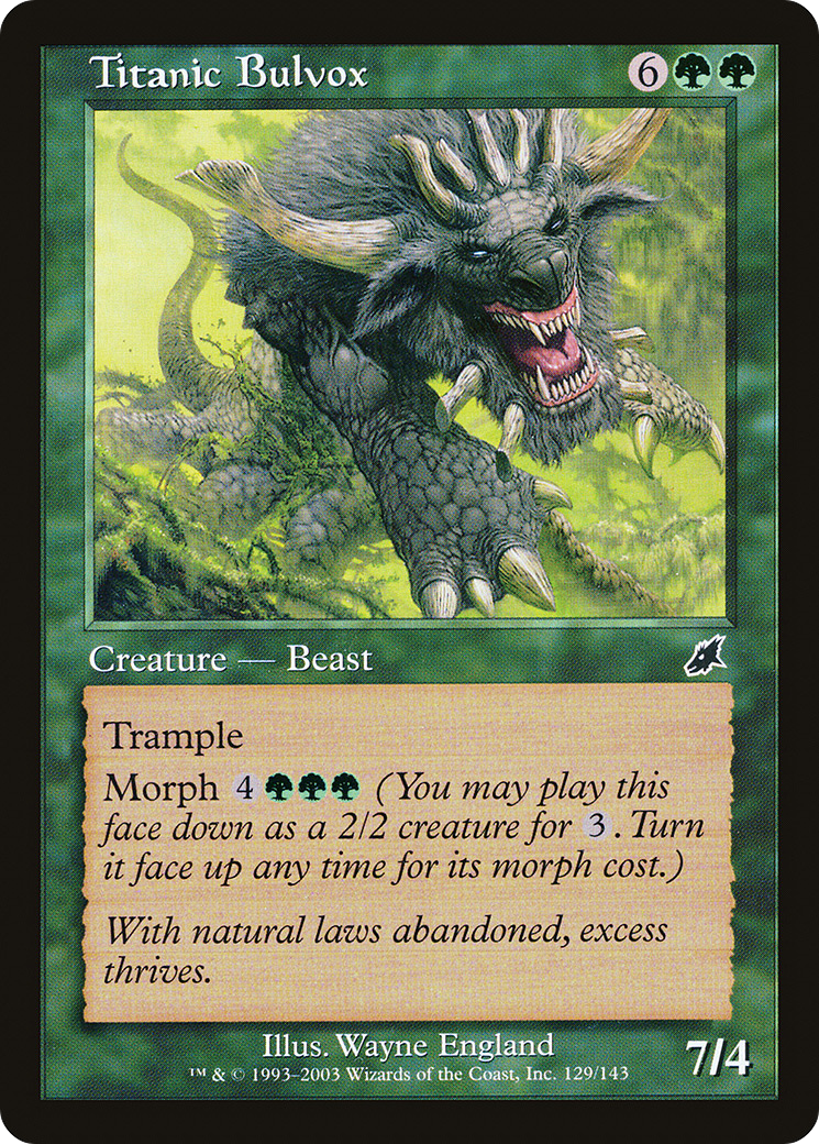 Titanic Bulvox (129) Foil - Scourge