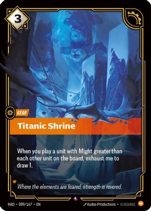 Titanic Shrine (089) Foil - Radiance