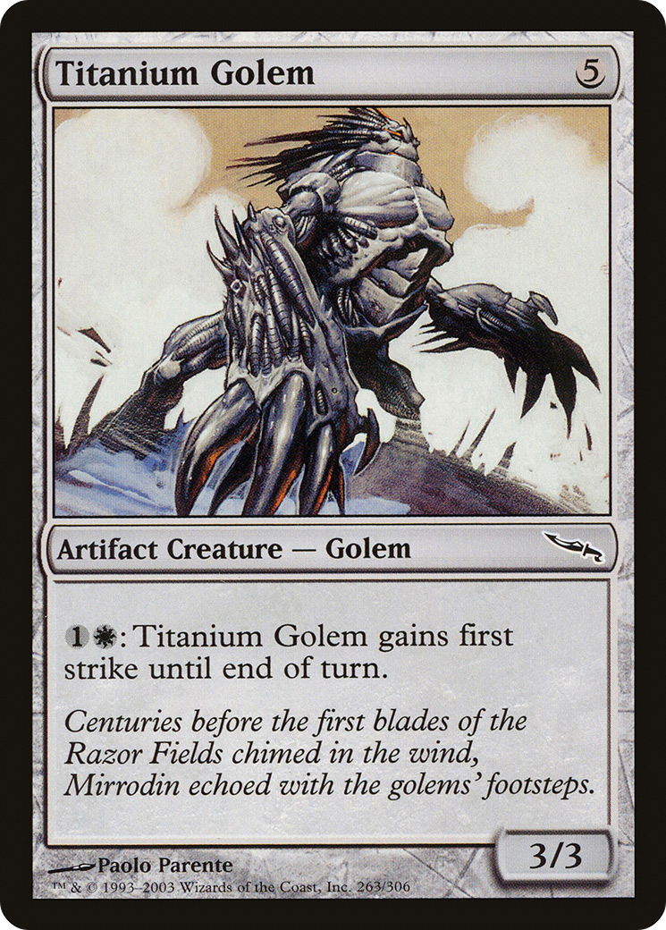Titanium Golem (263) Foil - Mirrodin