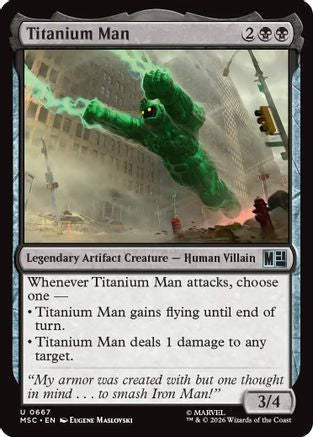 Titanium Man (667) Foil - Commander: Marvel Super Heroes