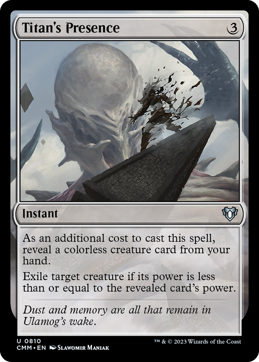 Titan's Presence (810) - Commander Masters