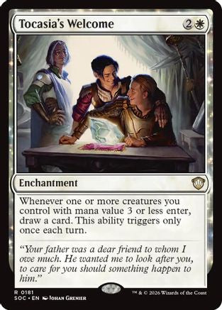 Tocasia's Welcome (181) - Commander: Secrets of Strixhaven
