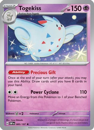 Togekiss (Deck Exclusives) (85) - Obsidian Flames