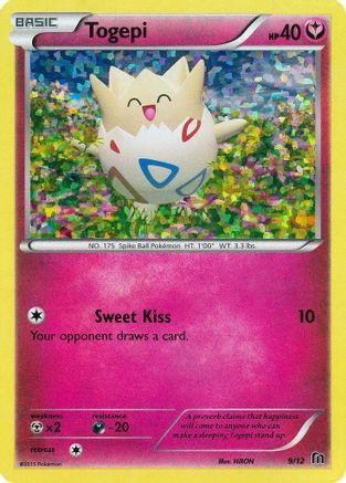 Togepi (9) Holofoil - McDonalds Promos 2016