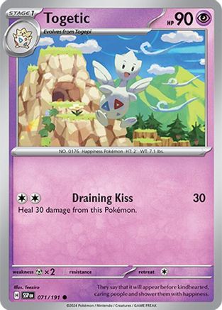 Togetic (71) Reverse Holofoil - Surging Sparks
