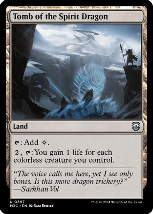 Tomb of the Spirit Dragon (397) Ripple Foil - Commander: Modern Horizons 3