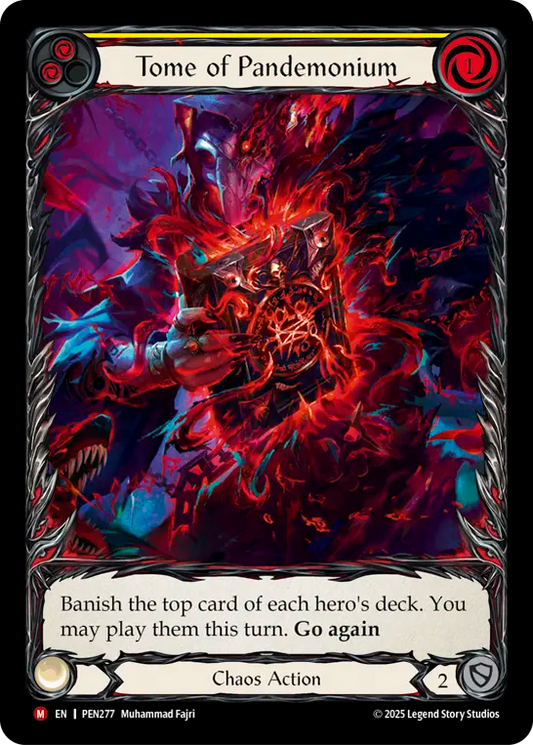 Tome Of Pandemonium (Extended Art) (PEN277) Rainbow Foil - Compendium of Rathe