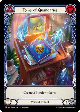 Tome of Quandaries (Extended Art) (OMN133) Cold Foil - Omens of the Third Age