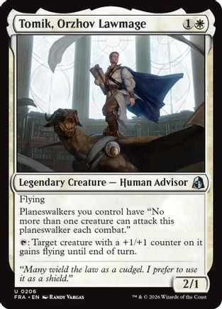 Tomik, Orzhov Lawmage (206) Foil - Reality Fracture