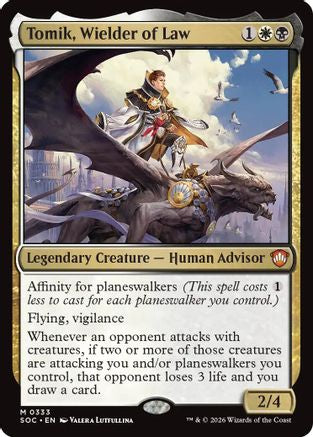 Tomik, Wielder of Law (333) - Commander: Secrets of Strixhaven