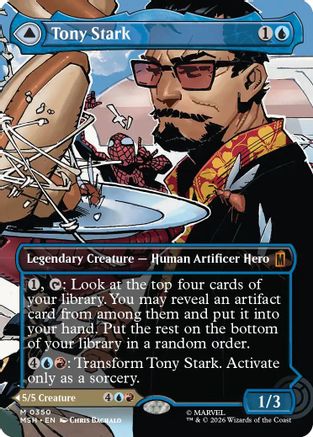 Tony Stark // The Invincible Iron Man (Borderless) (350) - Marvel Super Heroes