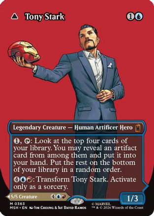 Tony Stark // The Invincible Iron Man (Borderless Logo) (363) - Marvel Super Heroes