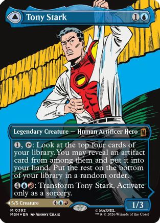 Tony Stark // The Invincible Iron Man (Classic Comic) (392) Foil - Marvel Super Heroes