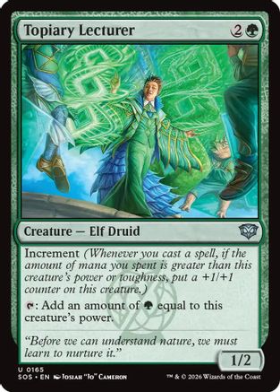 Topiary Lecturer (165) Foil - Secrets of Strixhaven