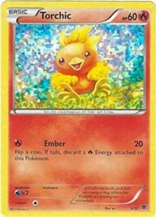 Torchic (3) Holofoil - McDonalds Promos 2015