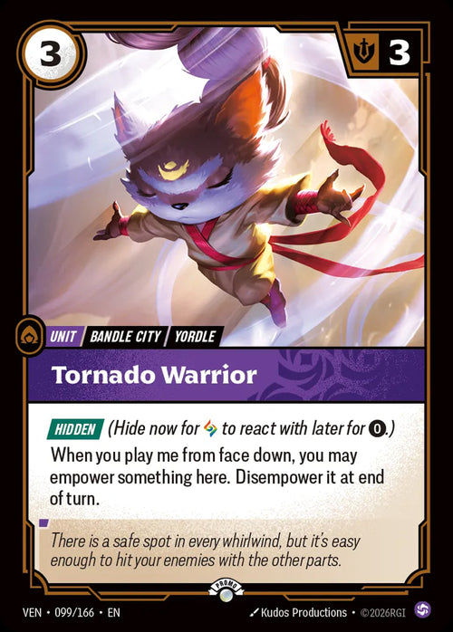 Tornado Warrior (099) Foil - Riftbound Promotional Cards