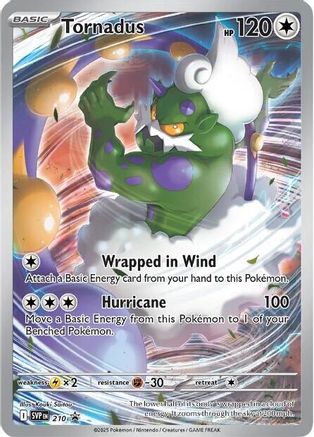 Tornadus (210) Holofoil - Black Star Promos