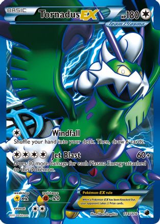 Tornadus EX (Team Plasma) (Full Art) (114) Holofoil - Plasma Freeze