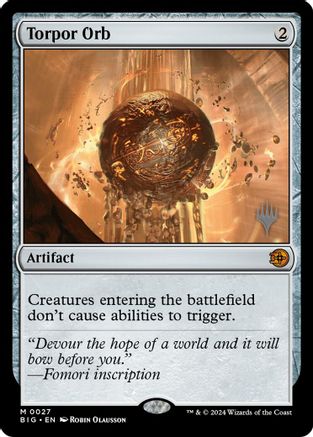 Torpor Orb (Promo Pack) (027) Foil - Lorwyn Eclipsed