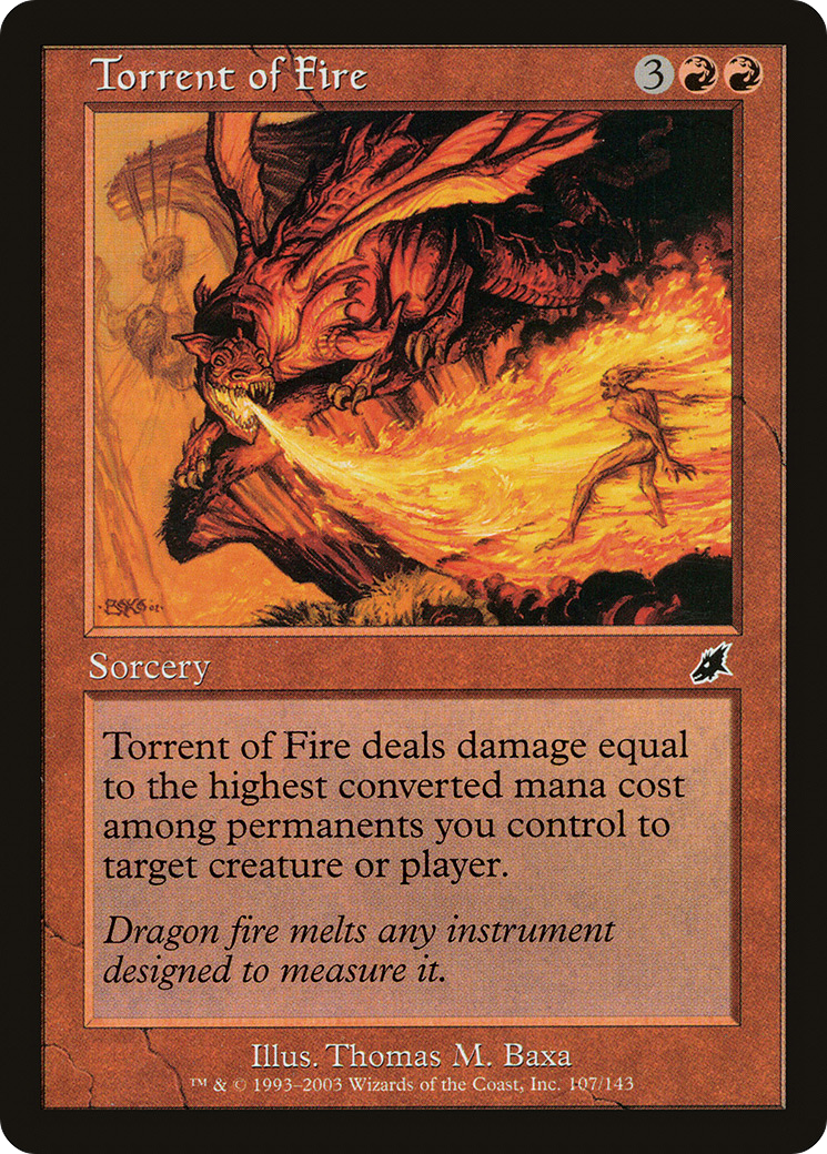 Torrent of Fire (107) Foil - Scourge
