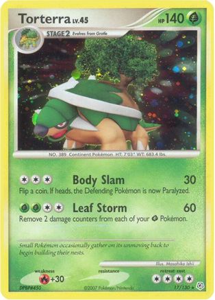 Torterra (17) Reverse Holofoil - Diamond & Pearl