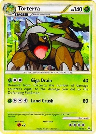 Torterra (Cracked Ice Holo) (10) Holofoil - Unleashed