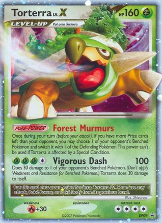 Torterra LV.X (DP09) Holofoil - Black Star Promos