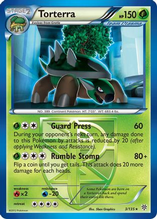 Torterra (Team Plasma) (3) - Plasma Storm