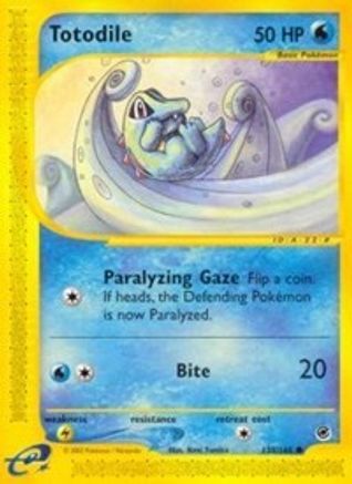 Totodile (135) Reverse Holofoil - Expedition