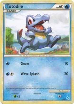 Totodile (14) - Trainer Kit: Gyarados & Raichu
