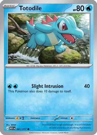 Totodile (41) Reverse Holofoil - Ascended Heroes