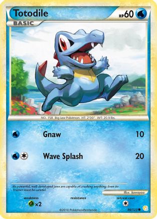Totodile (86) - HeartGold & SoulSilver