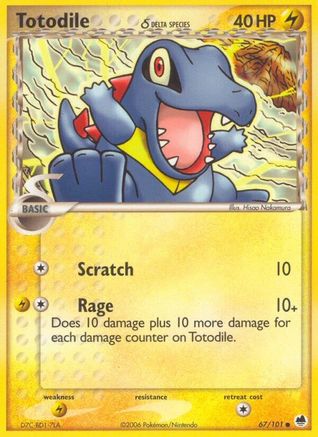 Totodile (Delta Species) (67) - Dragon Frontiers