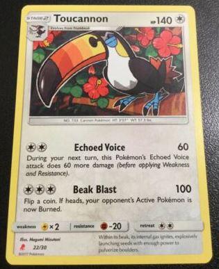 Toucannon (22) - Trainer Kit: Lycanroc & Alolan Raichu