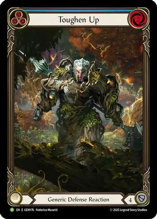 Toughen Up (Blue) (GEM176) Rainbow Foil - Gem Pack 5