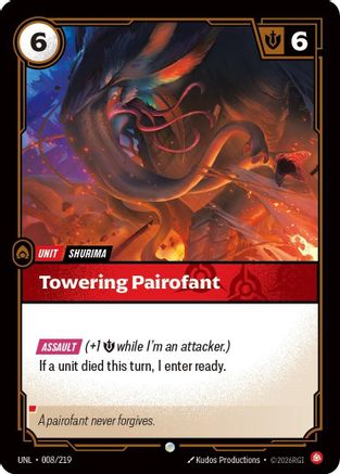 Towering Pairofant (008) Foil - Unleashed
