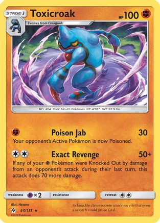 Toxicroak (64) - Forbidden Light