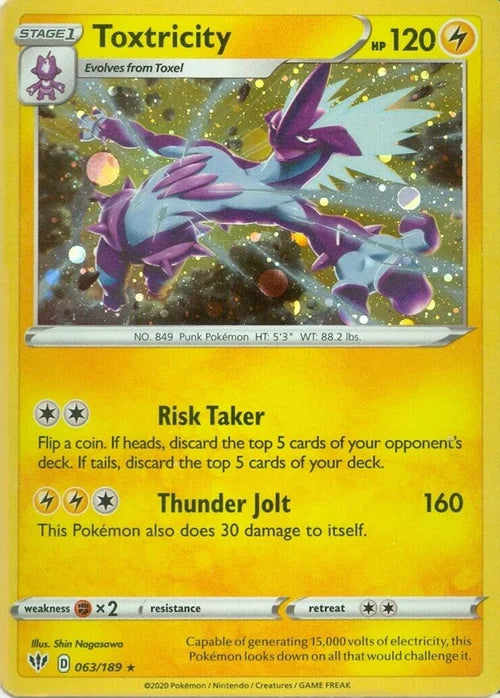 Toxtricity (Cosmos Holo) (63) Holofoil - Miscellaneous Cards & Products