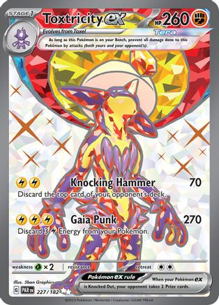 Toxtricity ex (Full Art) (227) Holofoil - Paradox Rift