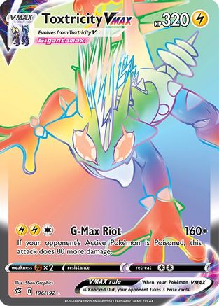 Toxtricity VMAX (196) Holofoil - Rebel Clash