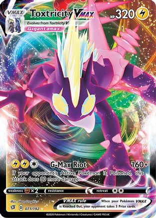 Toxtricity VMAX (71) Holofoil - Rebel Clash