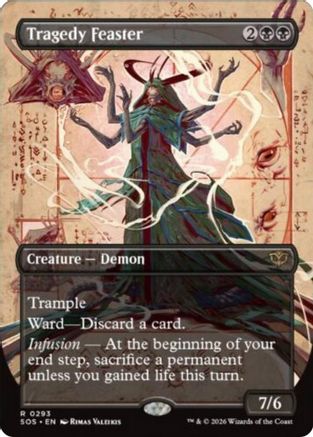 Tragedy Feaster (Borderless) (293) Foil - Secrets of Strixhaven